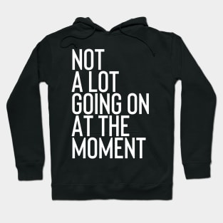 Not A Lot Going on At The Moment Hoodie